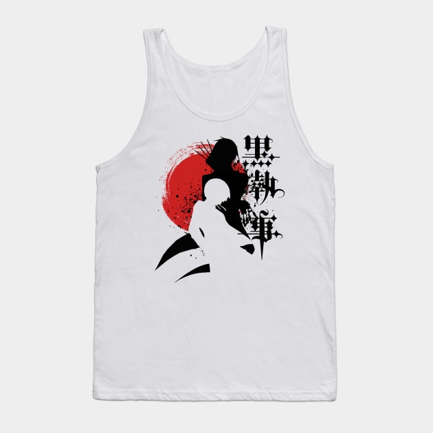 Black butler Tank Top by hackneydagger